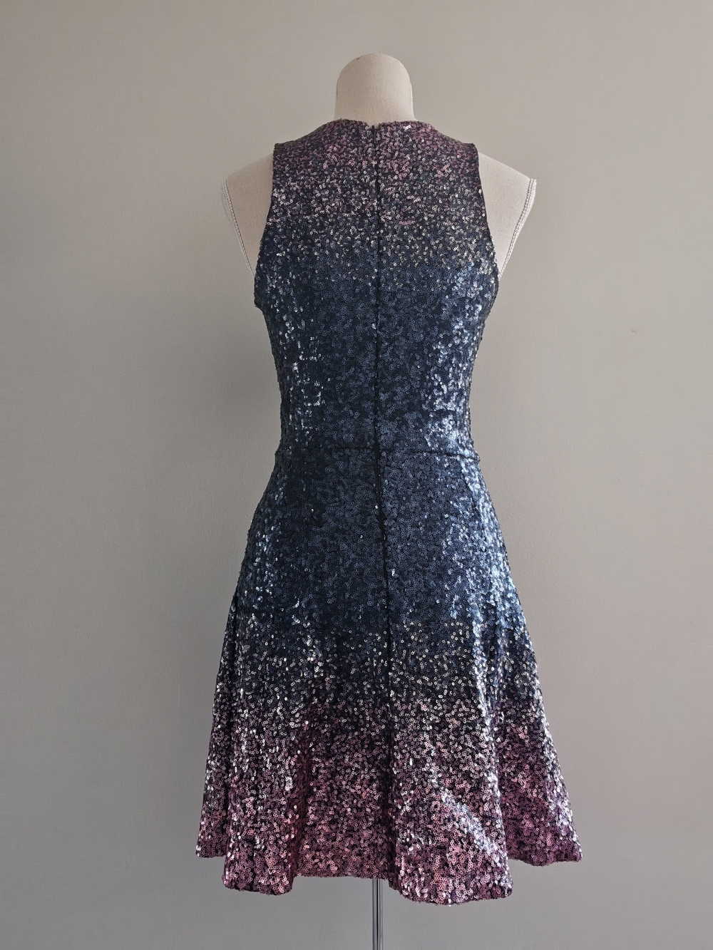 Dress the Population Andi Rose Gold to Black Ombre Sequin Mini Dress - Picture 12 of 16
